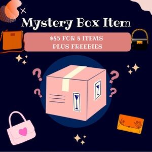 🎁 Mystery Box 8 Bags + Freebies for $85! 🎁 5 pound mystery box